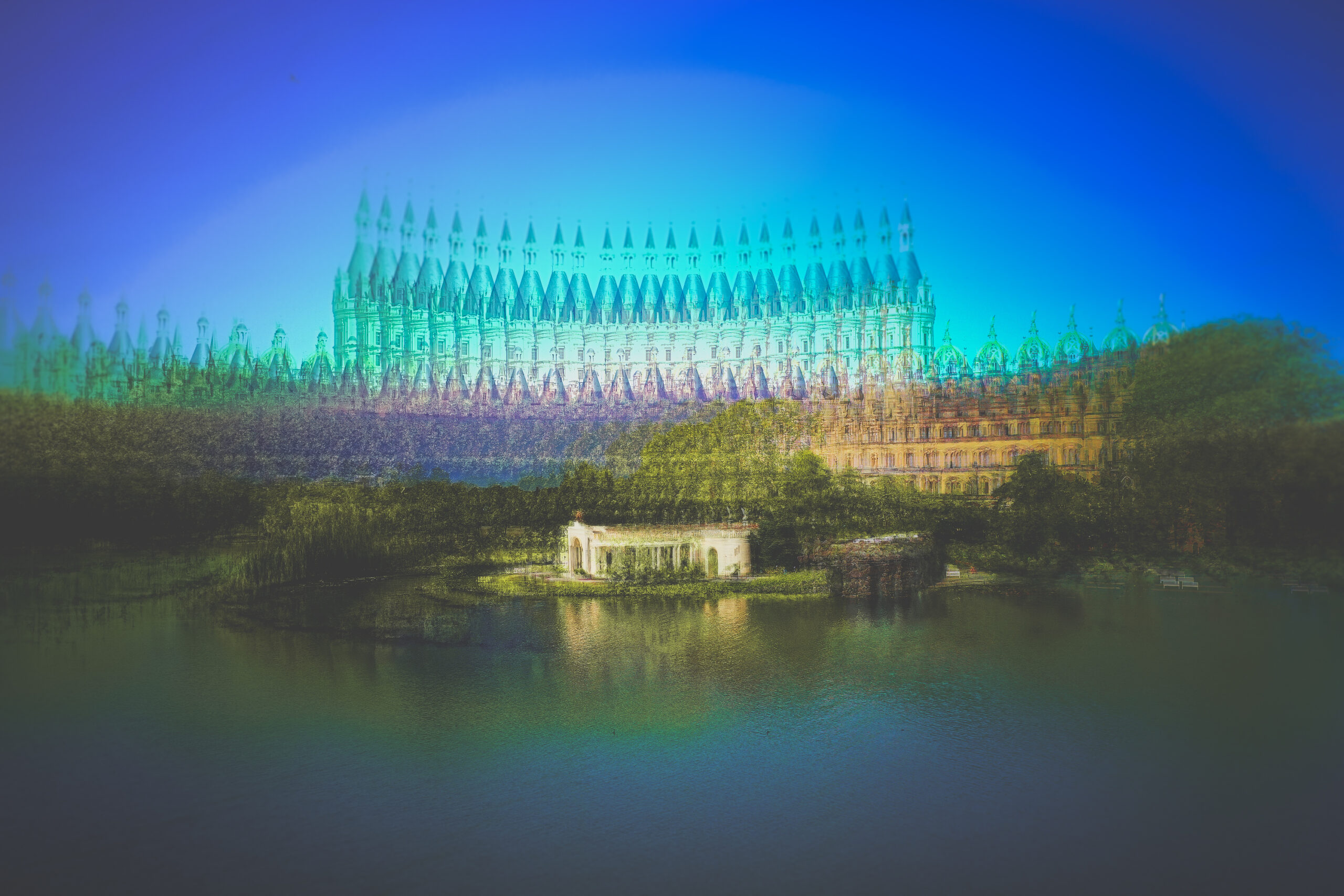 Orangerie Schweriner Schloss Kunst wie Pep Ventosa Schweriner Schloss impressionistisch fotografiert