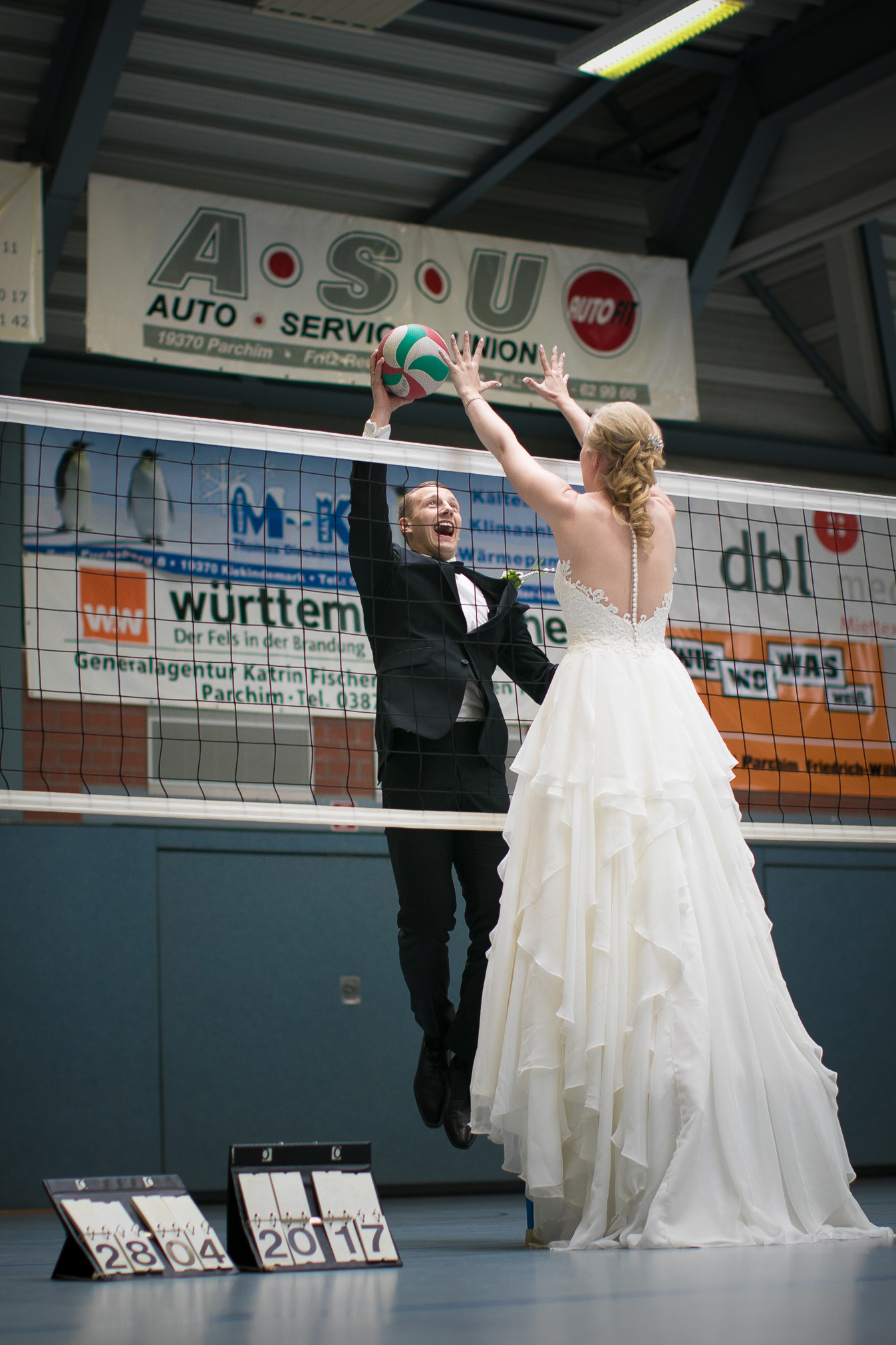 5B6A1314 Hochzeitspaar beim Sport